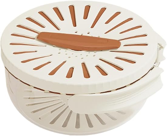 2 in 1 Rinse and Drain Bowl with Lid for Storage